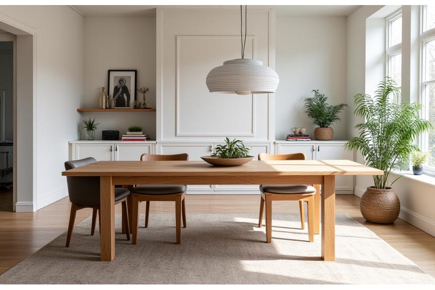 Eikenhouten Eettafel