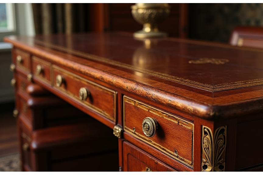 Gerestaureerd Antiek Bureau